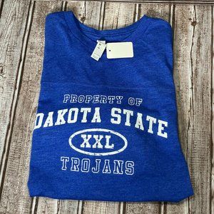 DAKOTA STATE UNIVERSITY TROJANS DSU Madison SD Youth Girl's L T-Shirt Shirt NWT